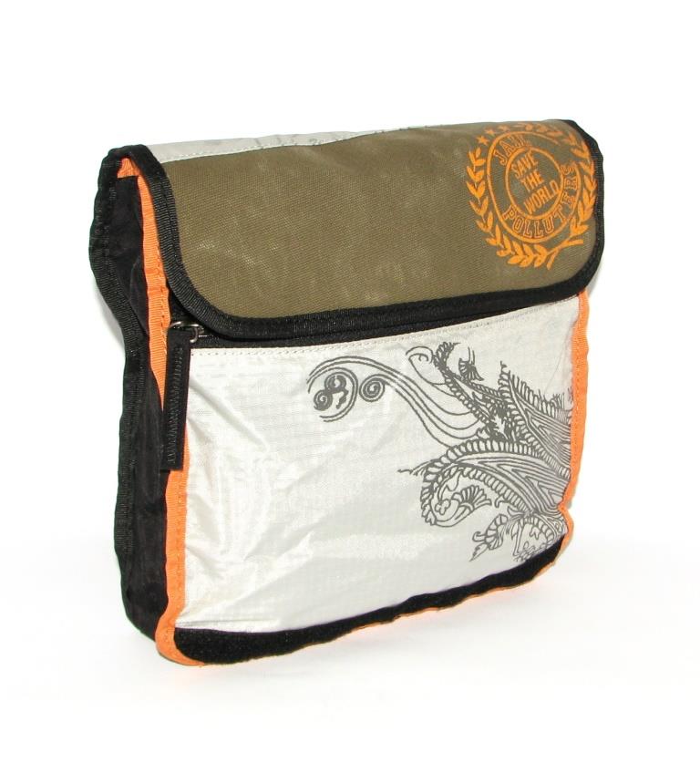 Сумка на плечо INVICTA S.SHOULDER SHIBUIA blk-green Сумка на плечо INVICTA S.SHOULDER SHIBUIA blk-green